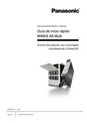 Panasonic MINAS A6 Multi Guia De Inicio Rapido