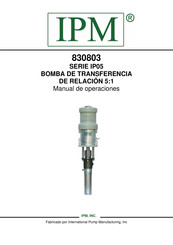 IPM IP05 Serie Manual De Funcionamiento