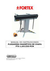 ABRATOOLS Fortex FTX-1,6X1250-PCM Manual De Instrucciones