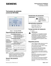 Siemens RDY2000 Instrucciones De Instalación