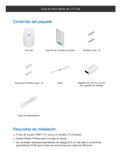 Ubiquiti LTU-Lite Guia De Inicio Rapido