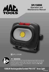 MAC TOOLS PRO EYE SPL1500M Manual De Operación Y Mantenimiento