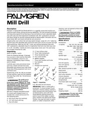 Palmgren 80161A Instrucciones De Operacion Y Lista De Partes