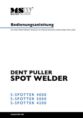 MSW S-SPOTTER 4200 Manual De Instrucciones