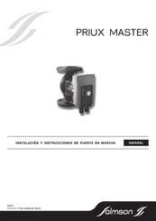 salmson Priux master-D Serie Instalación Y Instrucciones De Puesta En Marcha