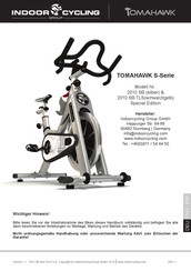 Indoor Cycling Tomahawk S Serie Manual Del Usuario