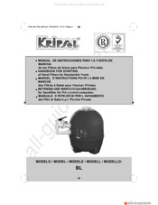 Kripsol BL Serie Manual De Instrucciones