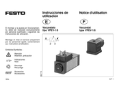 Festo VPEV-1/8 Instrucciones De Utilizacion