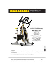 Matrix Indoor cycling LIVESTRONG 2010 SB LS Manual Del Usuario