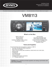 Jensen VM8113 Instrucciones De Instalación