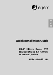 Eneo HDD-2030PTZ1080 Guía De Instalación Rápida