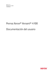 Xerox Versant 4100 Documentación Del Usuario