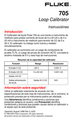 Fluke 705 Instrucciones