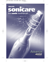 Philips sonicare Advance 4000 Serie Manual Del Usuario