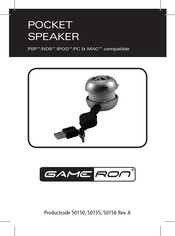Gameron POCKET SPEAKER Manual Del Usuario