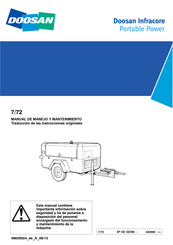 Doosan 10/105 Manual De Manejo Y Mantenimiento