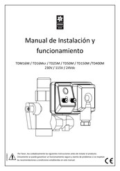 OMEGA AIR TD 400M 400Vac Manual De Instalación Y Funcionamiento