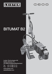 Leister BITUMAT B2 Instrucciones De Funcionamiento