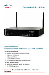 Cisco UC320W Guia De Inicio Rapido