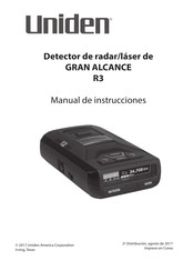 Uniden R3 Manual De Instrucciones