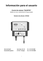 Graf 351022 Información Para El Usuario