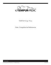 TEMPUR-PEDIC TEMPUR-Ergo Plus Guía De Referencia