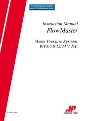 Johnson Pump FlowMaster WPS 5.0 Manual De Instrucciones