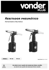 vonder plus RPV 640 Manual De Instrucciones