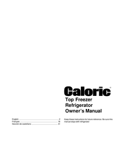 Raytheon Appliances Caloric Manual Del Propietário