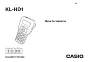 Casio KL-HD1 Guía Del Usario