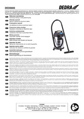 DEDRA DED6600 Manual De Instrucciones