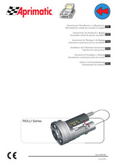 Aprimatic ROLLI 180 EF 60/200-220 Instrucciones De Instalación Y Reglaje