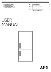 AEG RDB428E1AX Manual De Instrucciones