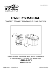 K2 Pumps SPC03301K Manual Del Usario