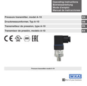 WIKA A-10 Manual De Instrucciones
