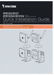 Vivotek IP8130 Guía Rápida De Instalación
