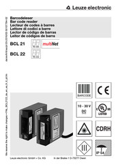 Leuze electronic BCL 22 Manual Del Usuario