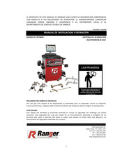 Ranger Products CRT380R Manual De Instalación Y Operación