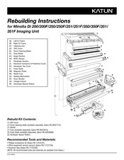 Katun Minolta Di 251 Instrucciones De Reconstrucción