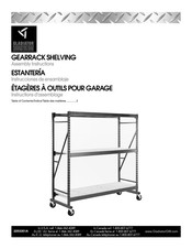 Gladiator Garageworks GAGR0066LG0 Instrucciones De Ensamblaje