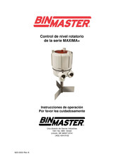 BinMaster MAXIMA+ Serie Instrucciones De Operación