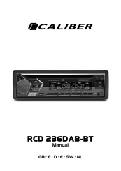 Caliber RCD 236DAB-BT Manual