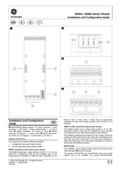 GE Interlogix RB404 Guia De Instalacion Y Configuración