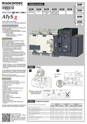 Socomec ATyS g Inicio Rápido