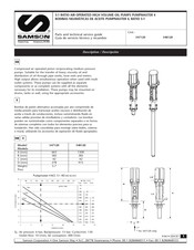 Samson PUMPMASTER 4 347120 Guía De Servicio Técnico Y Recambio