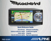 Alpine blackbird PMD-B200P Guía De Referencia Rápida