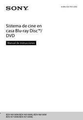 Sony BDV-N8100W Manual De Instrucciones