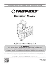 Troy-Bilt Flex Manual Del Operador