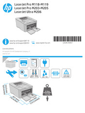 HP LaserJet Pro M119 Guía De Referencia