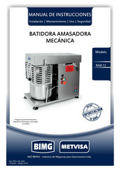 BIMG METVISA BAM.12 Manual De Instrucciones